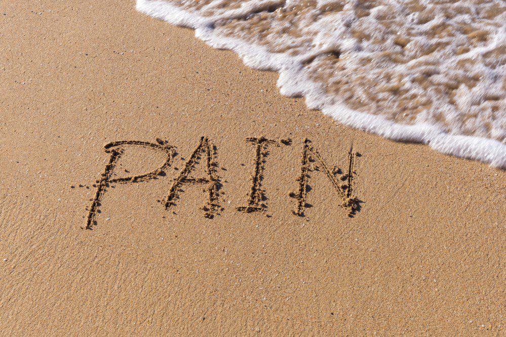 Pain written in the sand