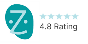 Zocdoc Rating for Atlas Pain Specialists on a transparent background