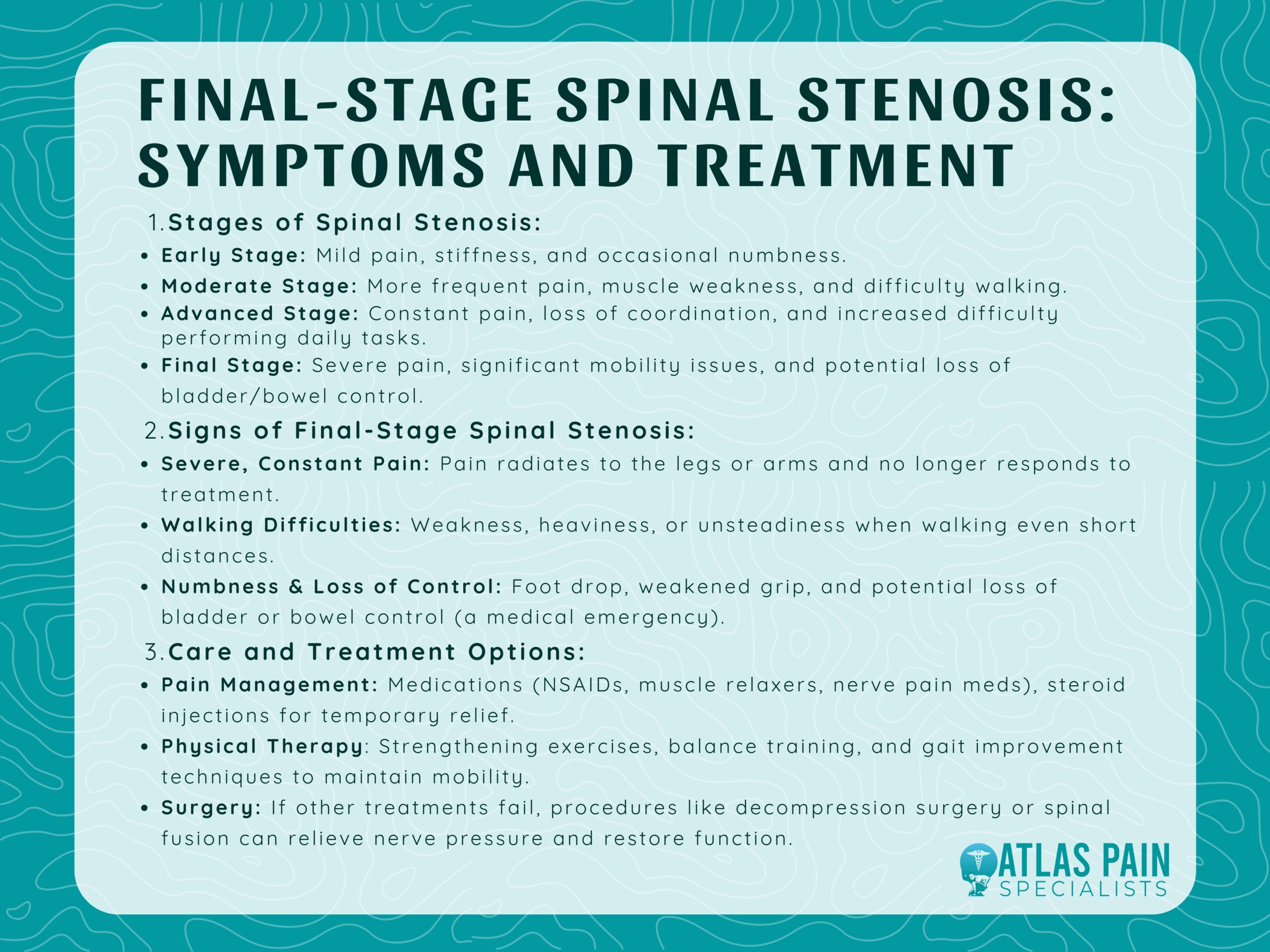 Picture of Recognizing the Final Stages of Spinal Stenosis and Available Care Options